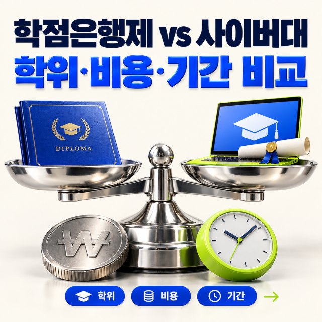 학점은행제 사이버대 비교